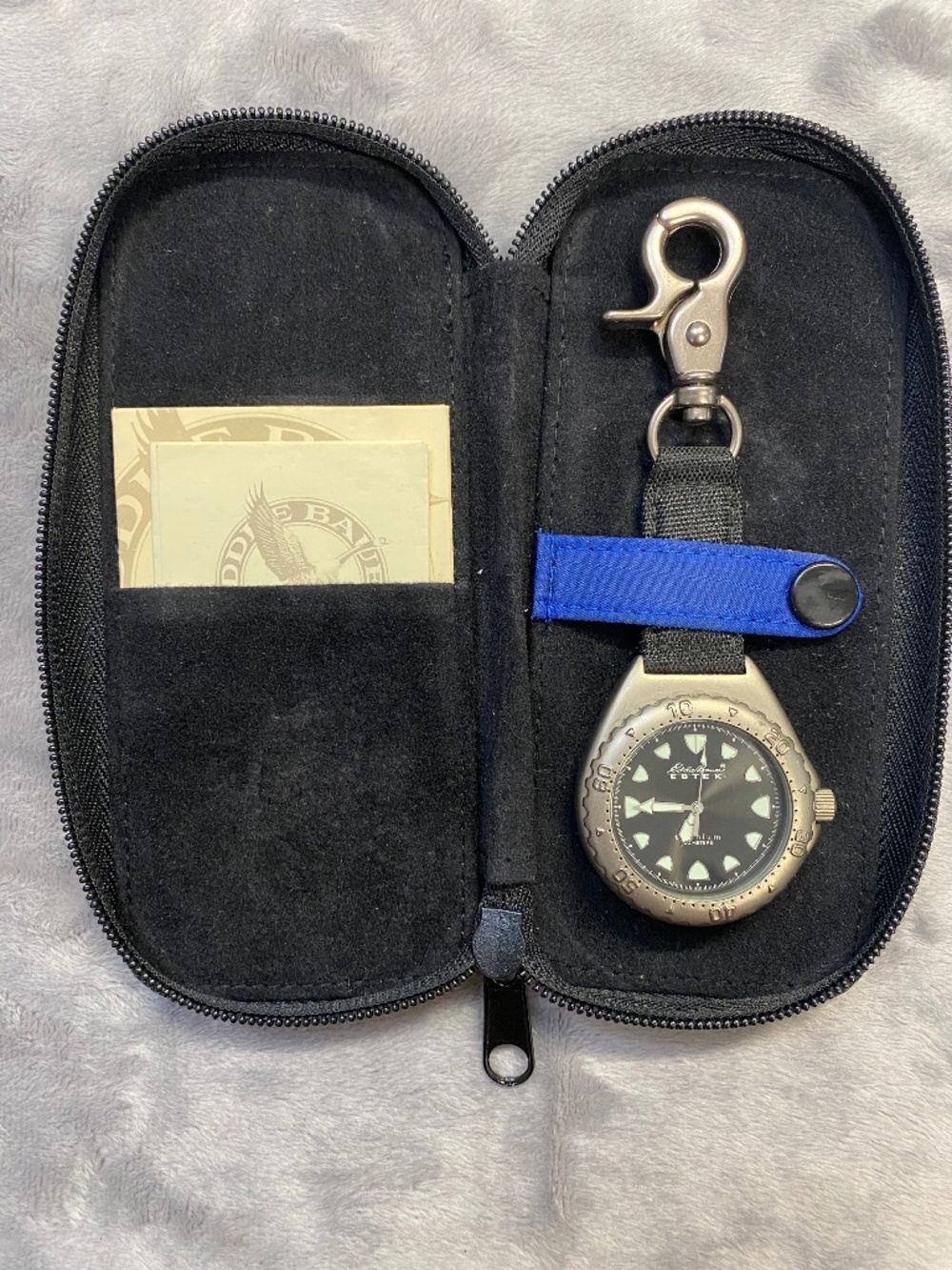Eddie Bauer Ebtek Titanium Pocket Watch